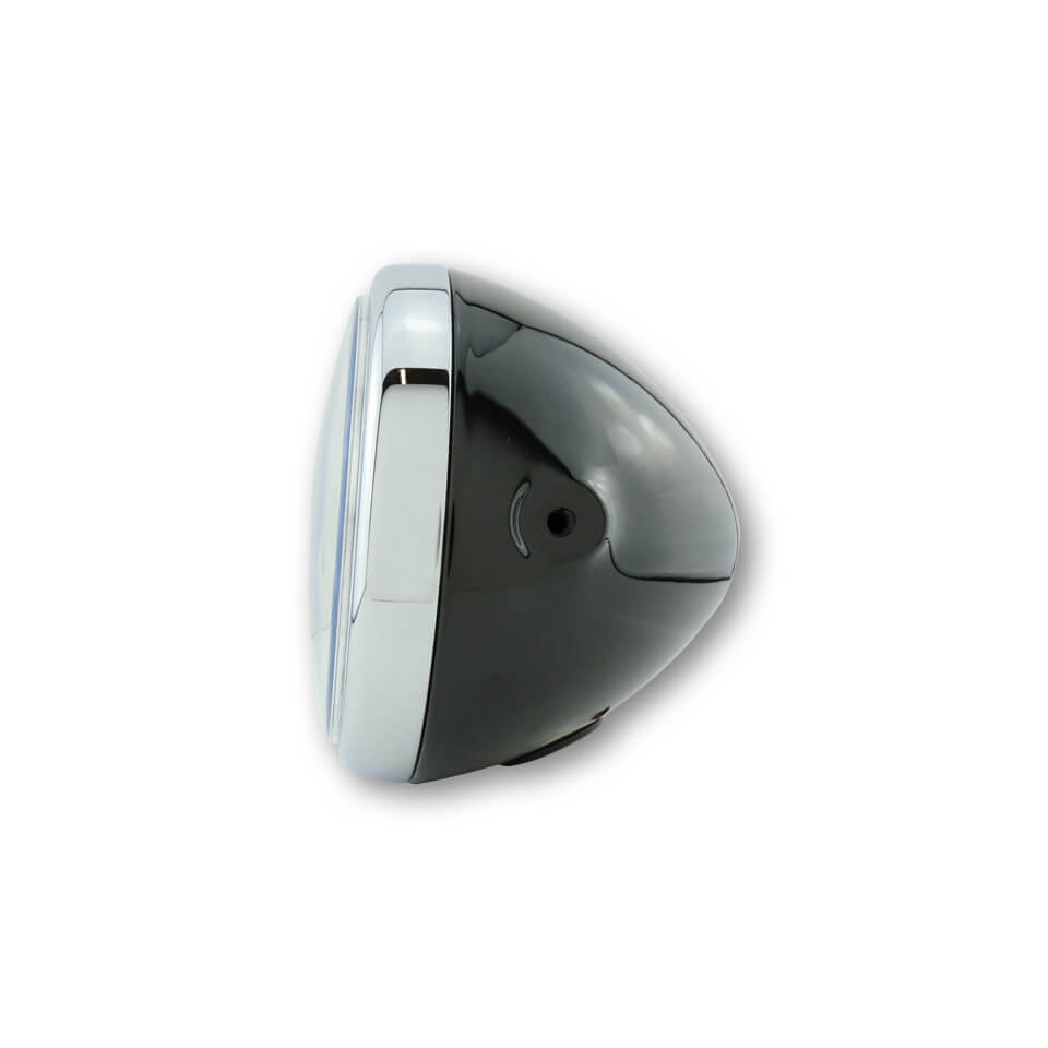 CLUBMAN Headlight 6,5 inch, black/chrome, black
