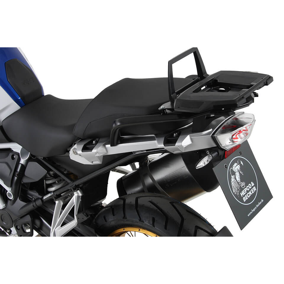 Hepco & Becker Universal ALURACK Black Motorcycle Case Rack Aluminium 