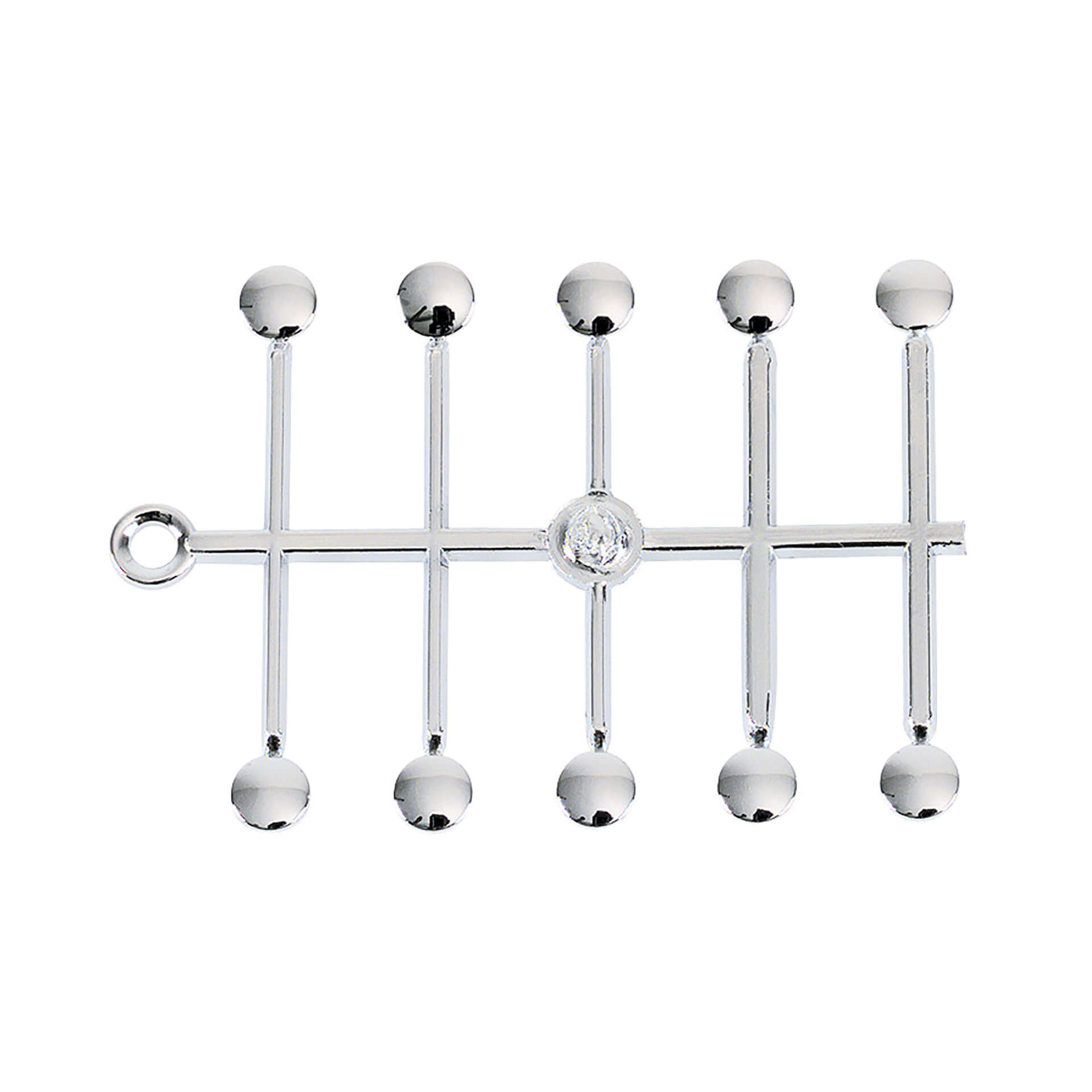 HIGHWAY HAWK Chrome caps for hexagon socket screws M6 (10 pcs)