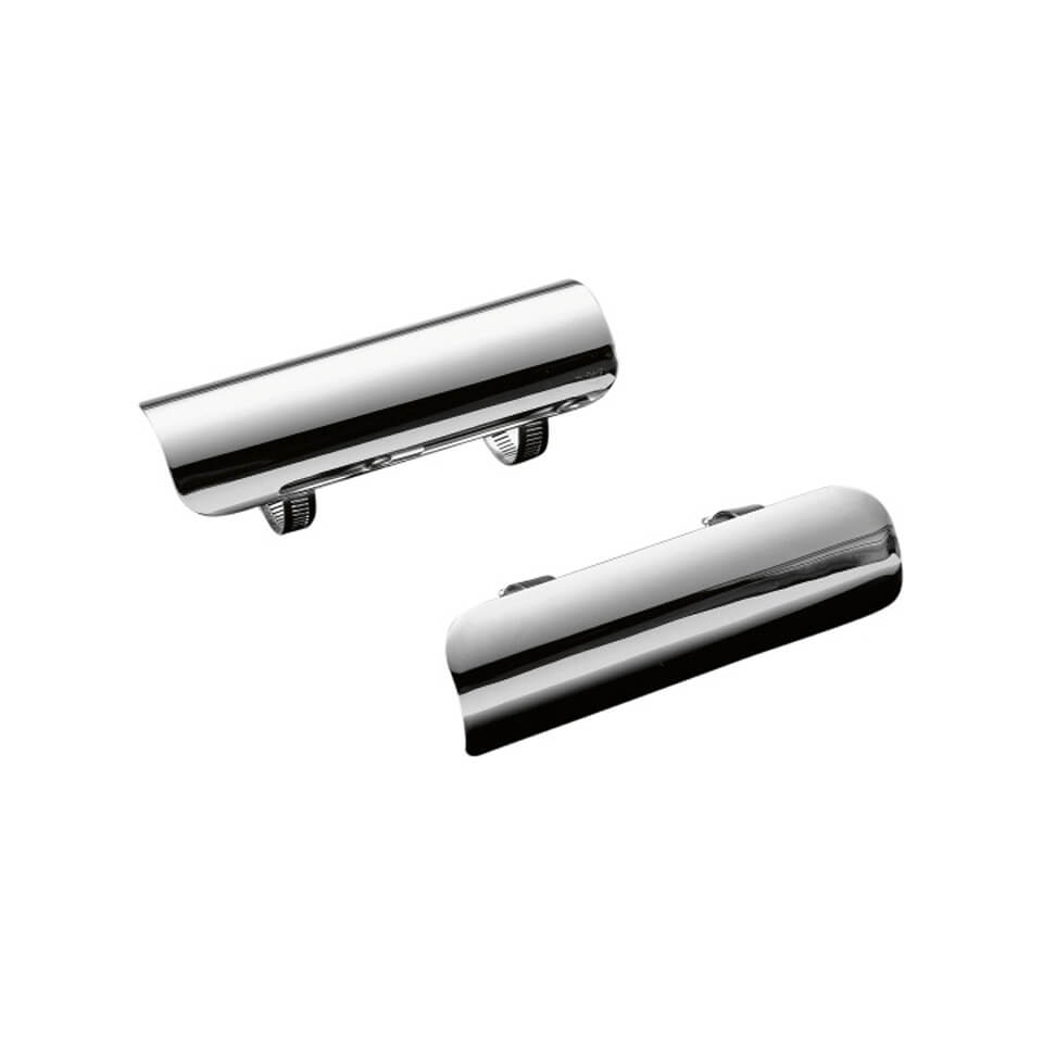 HIGHWAY HAWK Exhaust heat protection, chrome, silver, silver