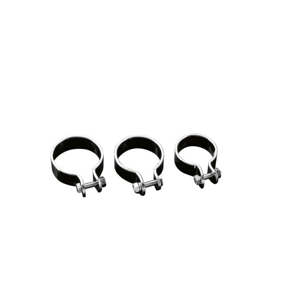 HIGHWAY HAWK Exhaust clamp 48 mm, silver, silver