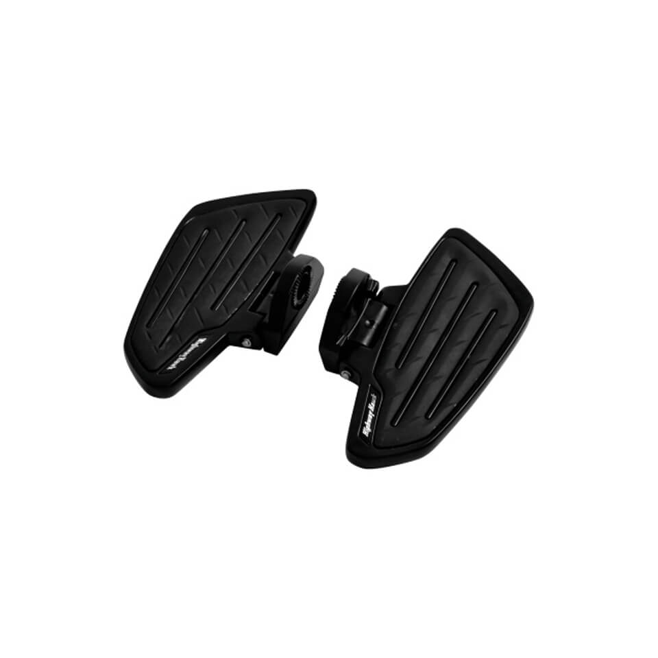 HIGHWAY HAWK Passenger Running Boards New Tech Glide Black, black
