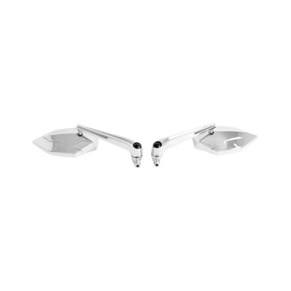 HIGHWAY HAWK Mirror Set Griffith, chrome, silver, silver
