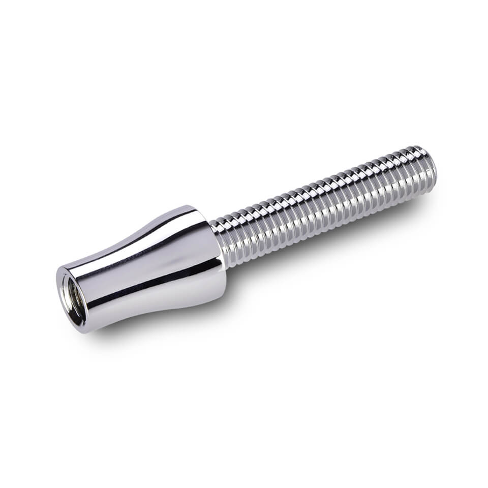 Kellermann Bullet 1000 Adapter HD chrome, rigid M8 x 40, silver, Size 40 mm for Men, silver, Size 40 mm for Men