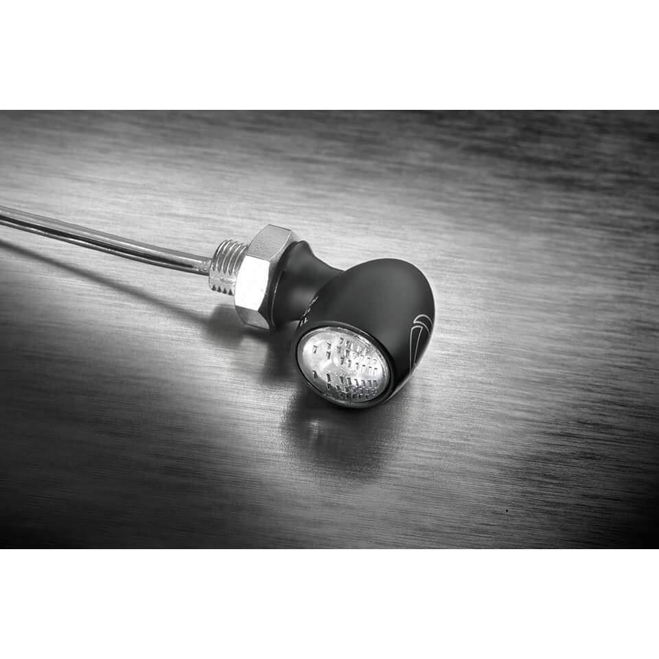 Kellermann LED rear/brake light Bullet Atto, for horizontal mounting, silver for Men, silver for Men