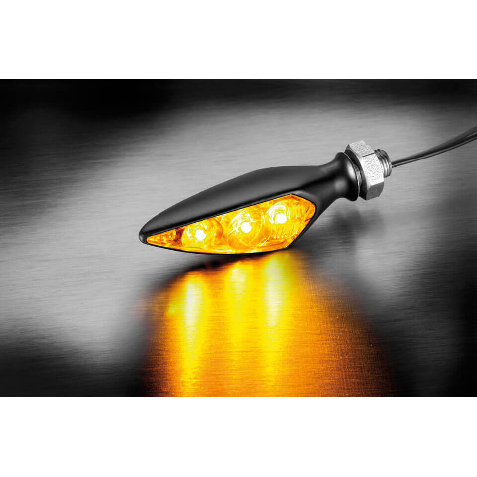 Kellermann Men's Black Indicator Rhombus S Extreme, Clear Glass, Vr / Hl, Piece For