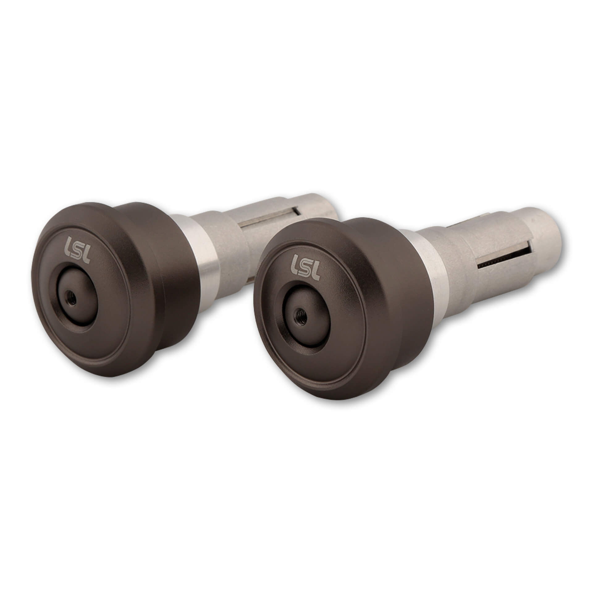 LSL RETRO Bar End Weights, silver, silver