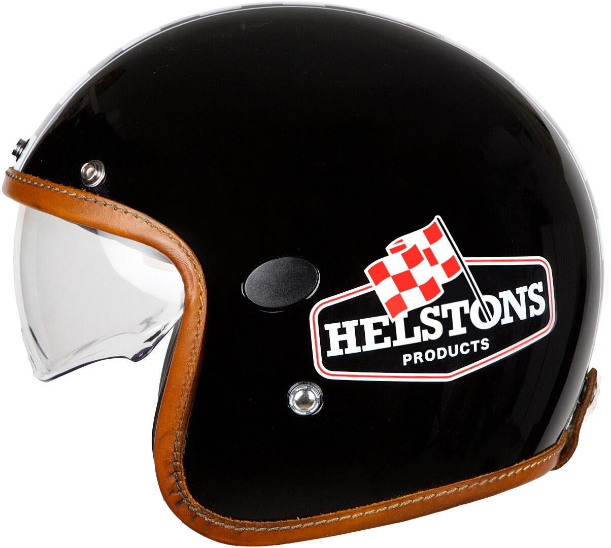 Image of Helstons Flag Carbon Casco a getto, nero, dimensione L