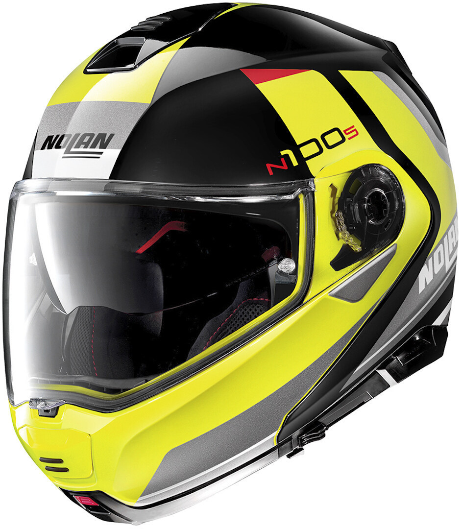 Nolan N100-5 Hilltop N-Com Helmet, black-yellow, Size XS, black-yellow, Size XS