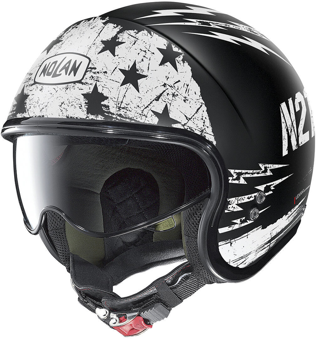 Nolan N21 Jetfire Jet Helmet, black-white, Size L, black-white, Size L