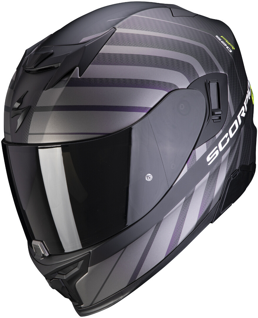 Scorpion EXO-520 Air Shade Helmet, black-yellow, Size L, black-yellow, Size L