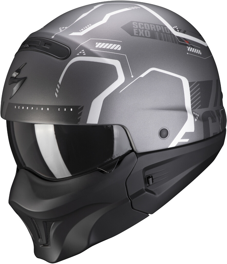 Scorpion EXO-Combat Evo Ram Hjälm, grå, storlek XS 54 55