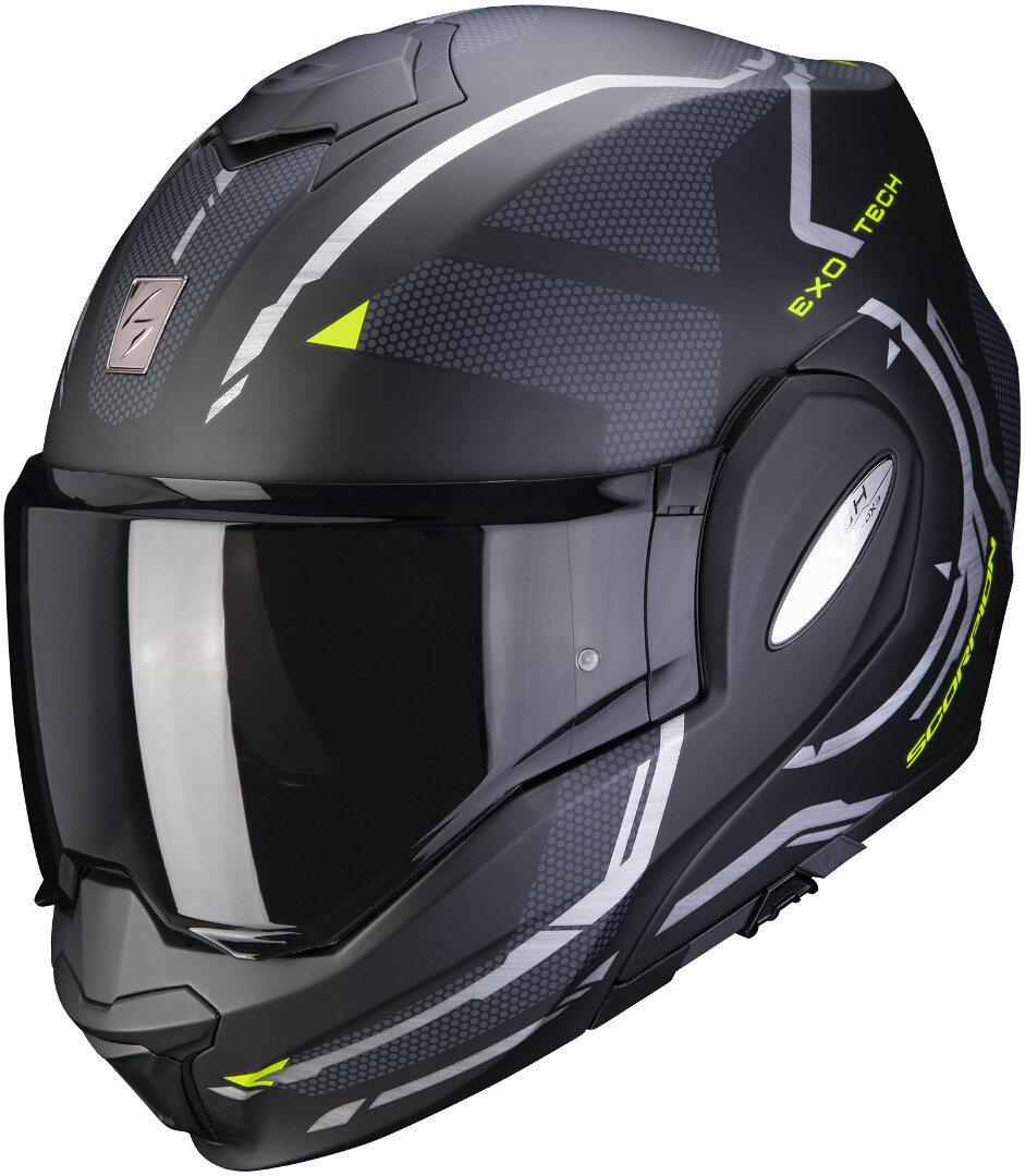 4028 Scorpion EXO-Tech Square Klapphelm, schwarz-gelb, Größe XS, schwarz-gelb, Größe XS