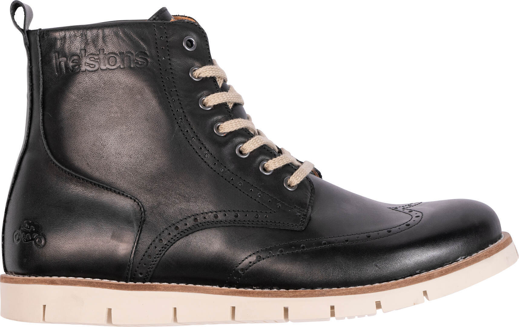 Helstons Holey Motorcycle Boots, black, Size 41, black, Size 41