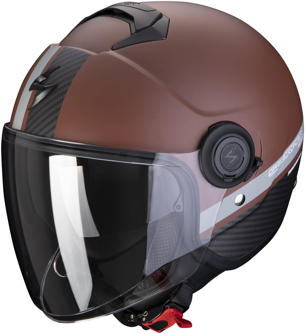 Scorpion EXO-City Strada Jet Helmet, brown, Size M, brown, Size M