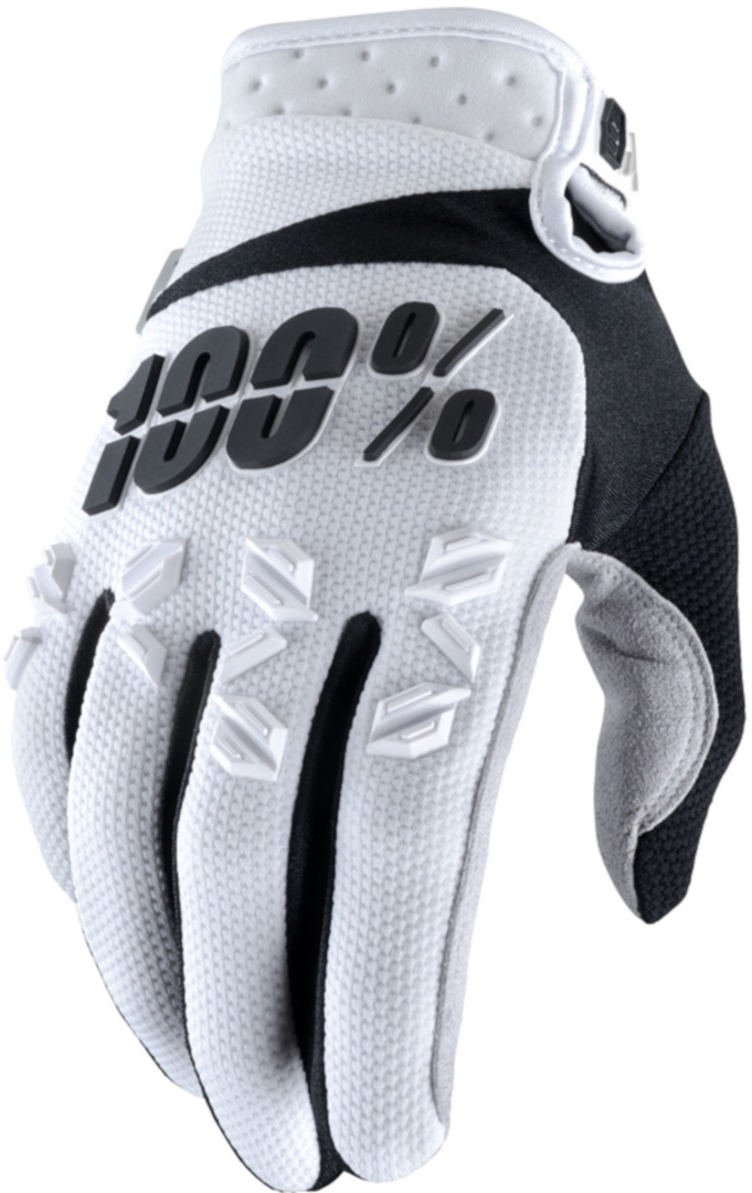 100% Airmatic Motocross Handschuhe, schwarz-weiss, Größe XL, schwarz-weiss, Größe XL