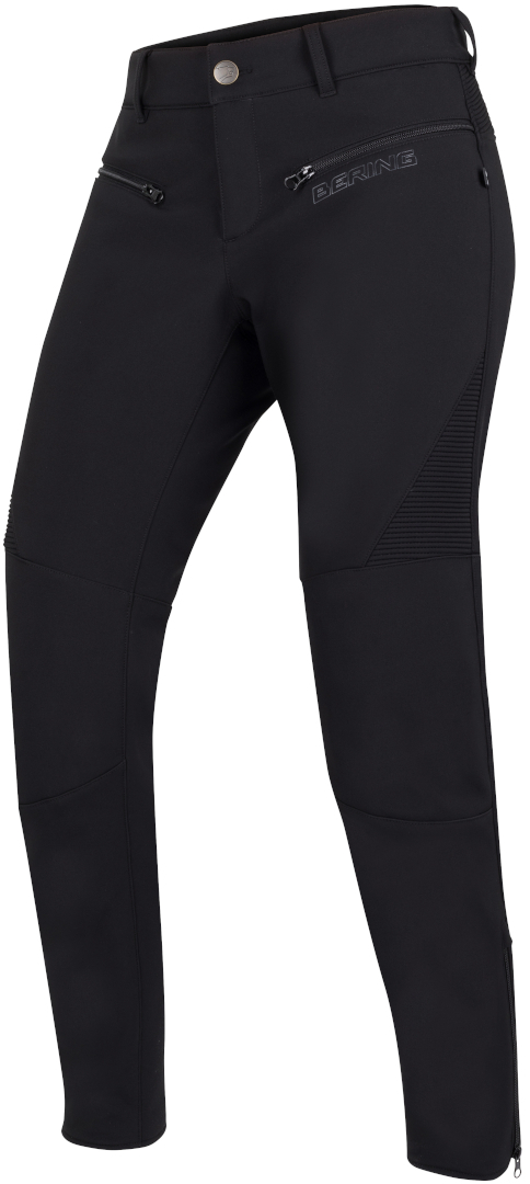 Bering Alkor Dames Motorfiets Softshell Broek, zwart, afmeting 26 voor vrouw