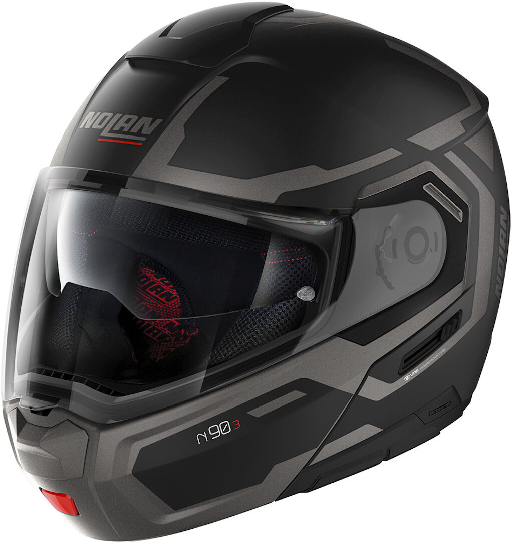 Nolan N90-3 Driller N-Com Helmet, black-grey, Size S, black-grey, Size S