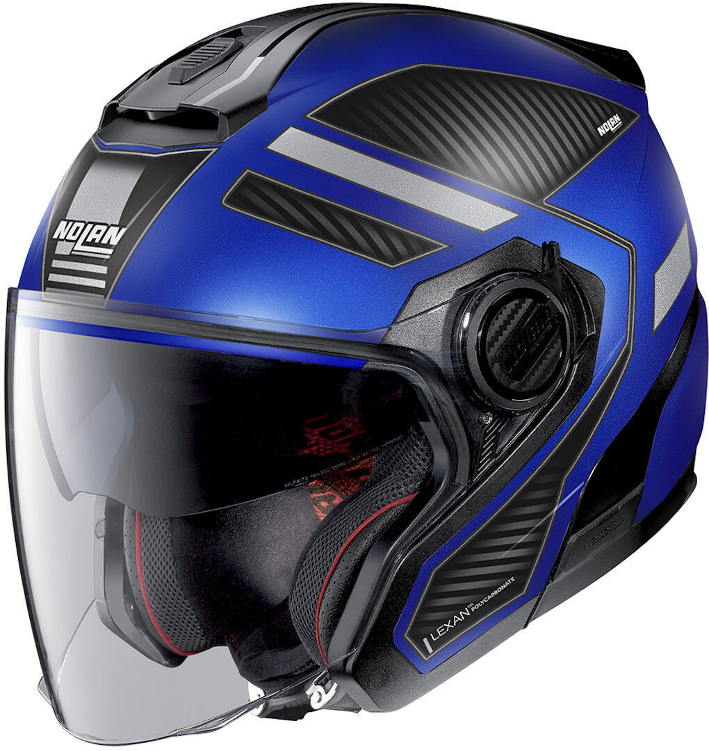 Nolan N40-5 Beltway N-Com Jet Helmet, black-blue, Size XS, black-blue, Size XS