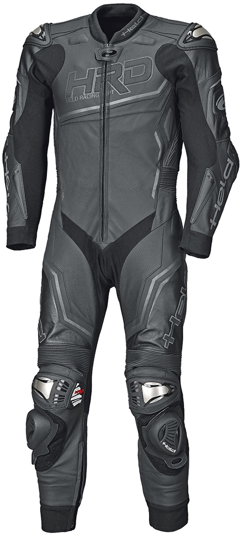 Held Slade II Ét stykke motorcykel læder dragt, sort, størrelse XL 50 25