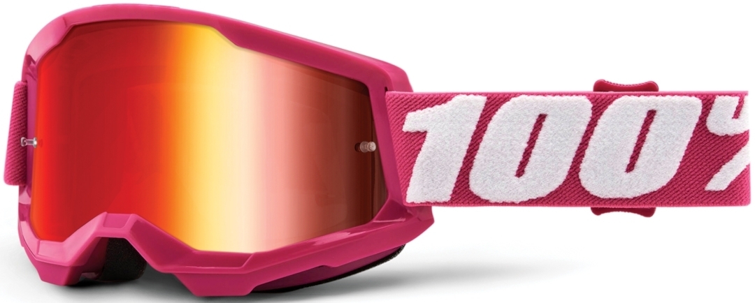 Image of 100% Strata II Extra Fletcher Occhiali motocross, rosa