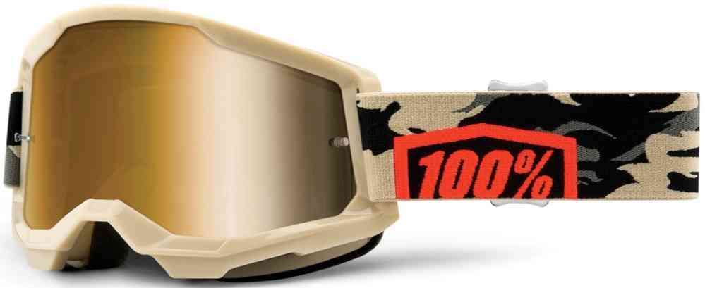 100% Strata II Extra Kombat Motocross Goggles