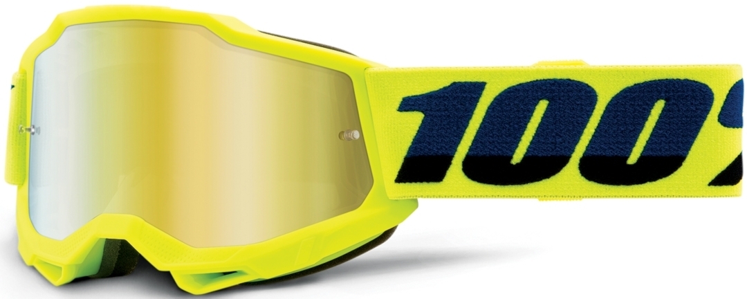 100% Accuri II Extra Jugend Motocross Brille, schwarz-gelb, schwarz-gelb