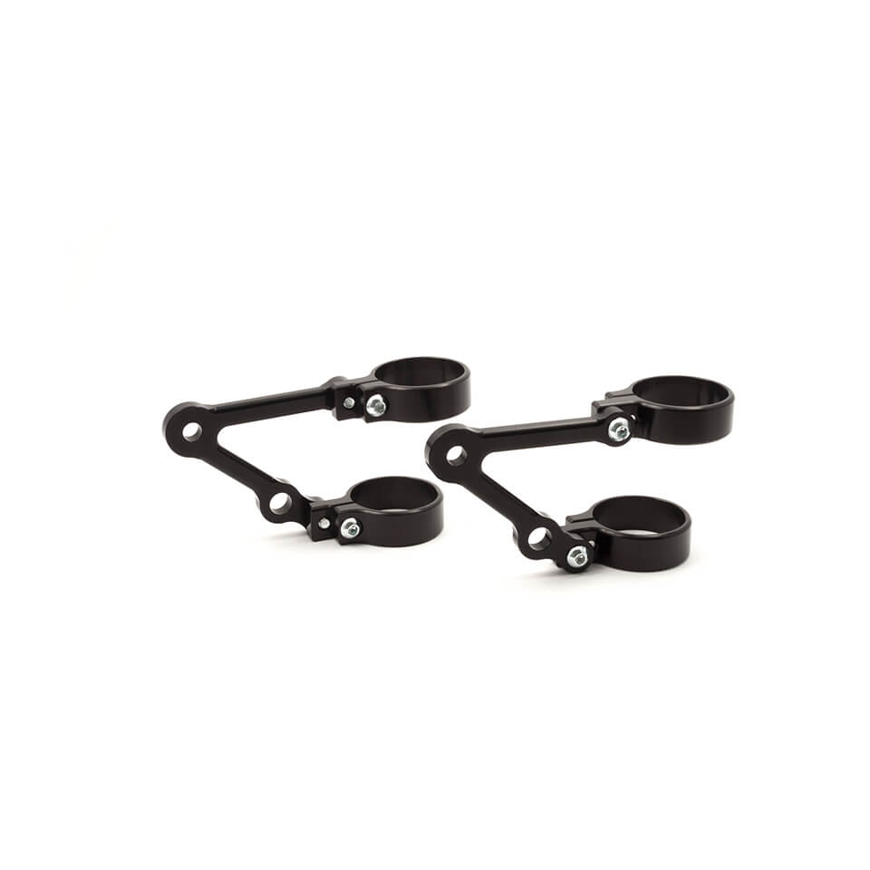 LSL Lamp holder extra short with indicator holder, 57 mm, black, black