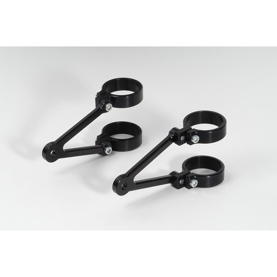 LSL Lamp holder 57mm, long, without indicator holder, black, black