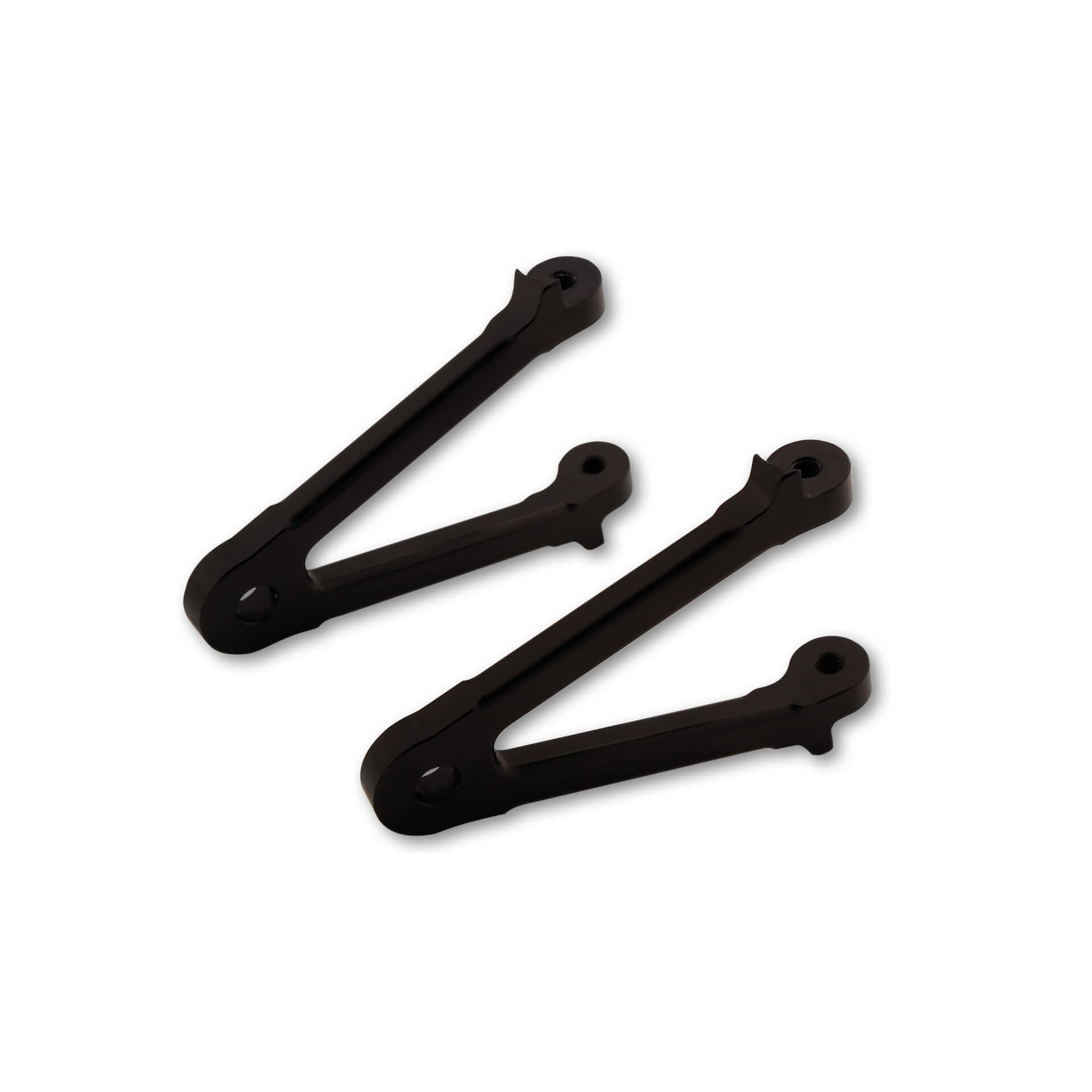 LSL Lamp strut set for rotatable headlight holders, black, black