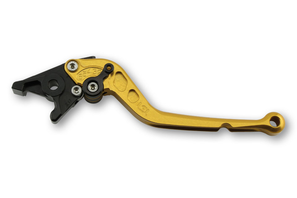 LSL Clutch lever Classic L02R, gold/black, long, black