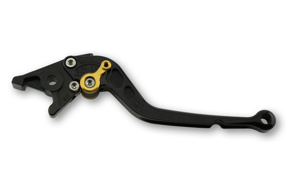 LSL Clutch lever Classic L13, black/gold, long, gold