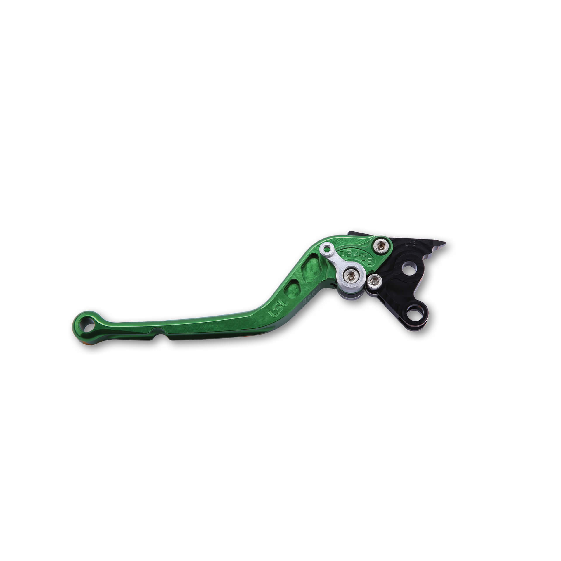 LSL Clutch lever Classic L18, green/silver, long, silver