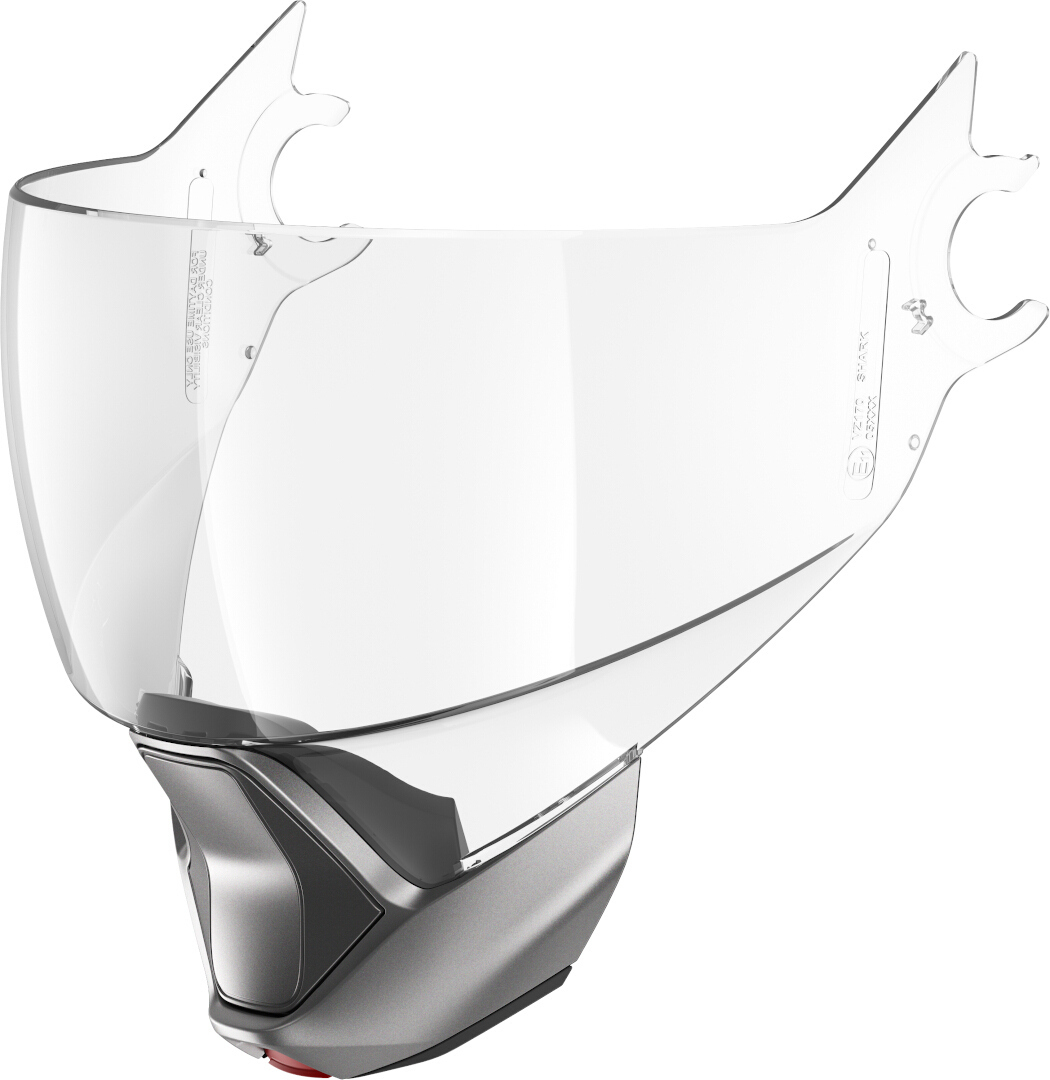 Shark Evojet Visor Chin Curtain Set, grey-clear, grey-clear, Size One Size