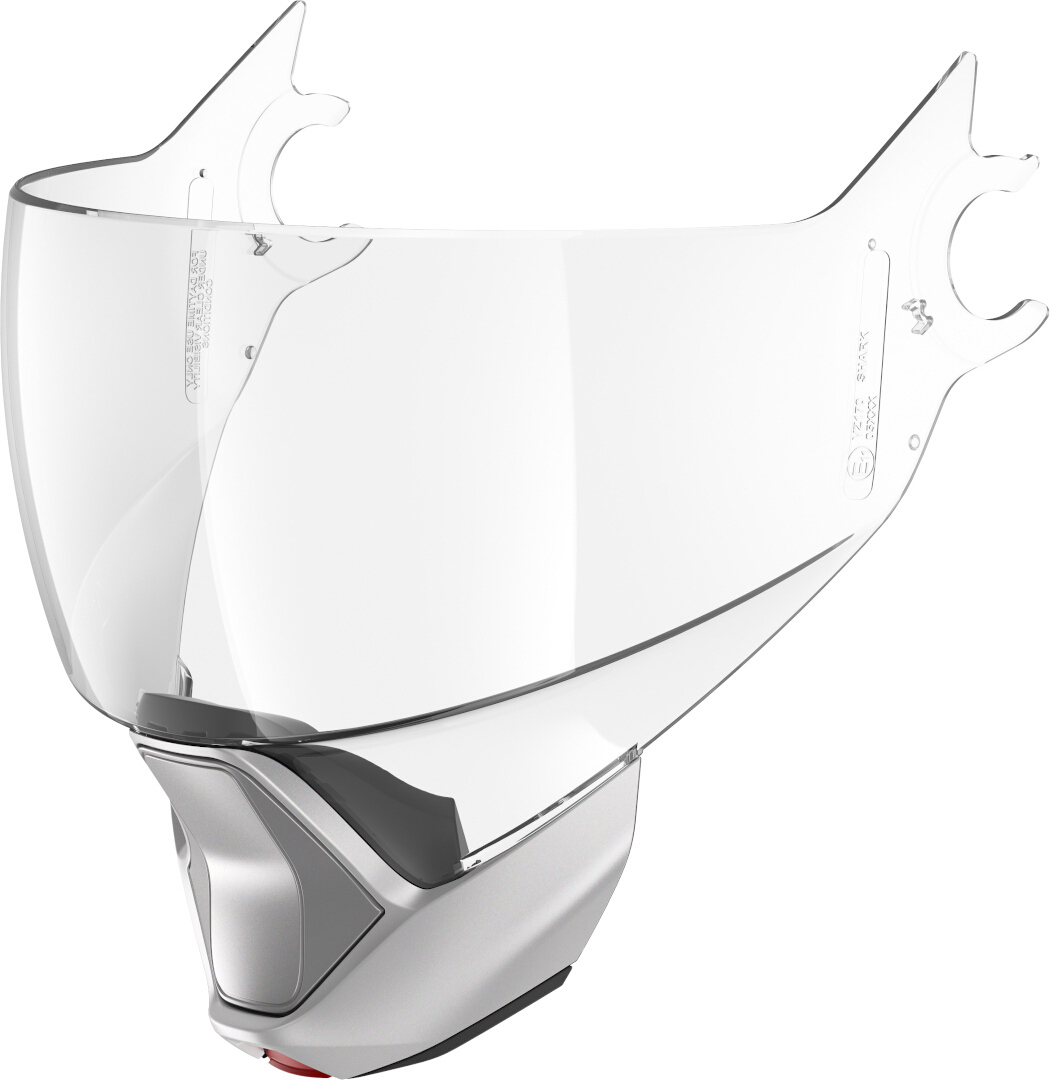 Shark Evojet Visor Chin Curtain Set, grey-clear, grey-clear, Size One Size