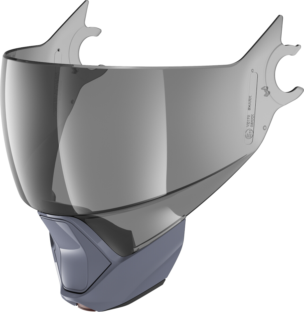 Shark Evojet Visor Chin Curtain Set, grey, grey, Size One Size