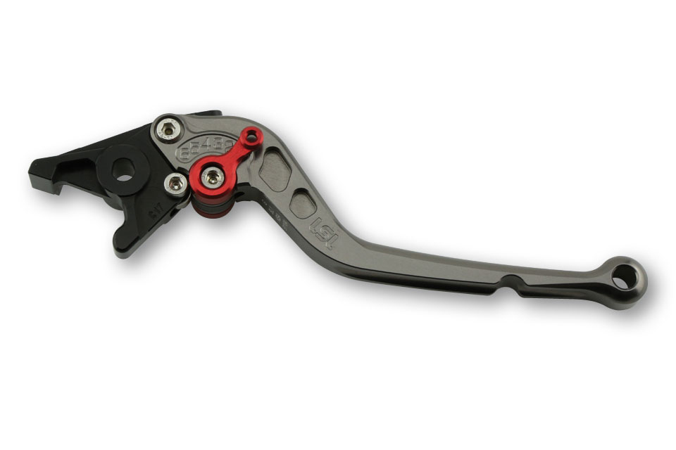 LSL Clutch lever Classic L34, anthracite/red, long, red