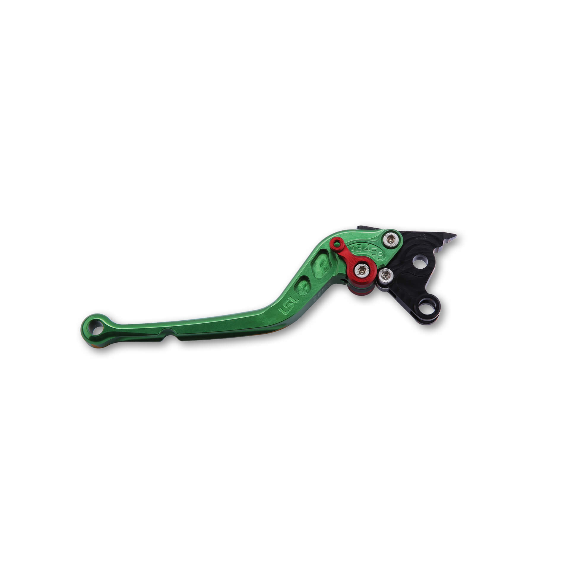 LSL Clutch lever Classic L55R, green/red, long, red