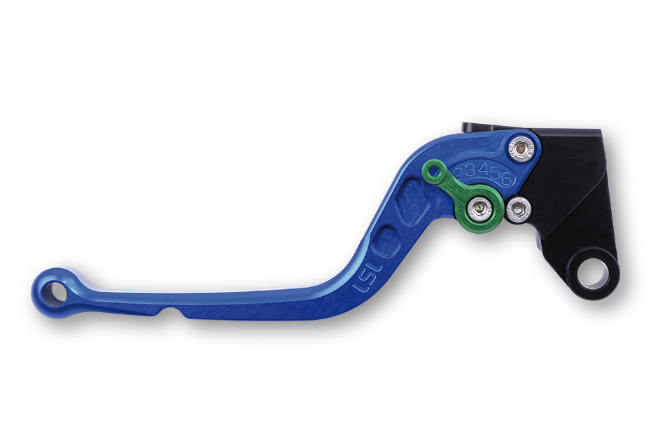 LSL Clutch lever Classic L63, blue/green, long, green