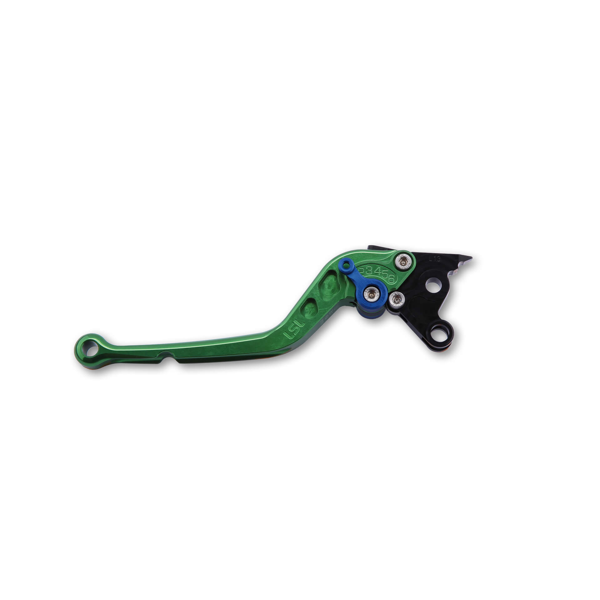 LSL Clutch lever Classic L64R, green/blue, long, blue
