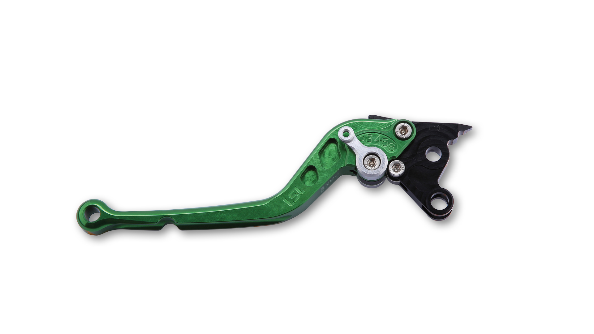 LSL Clutch lever Classic L69R, green/silver, long, silver