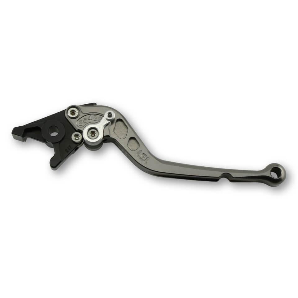 LSL Clutch lever Classic L71R, anthracite/silver, long, silver
