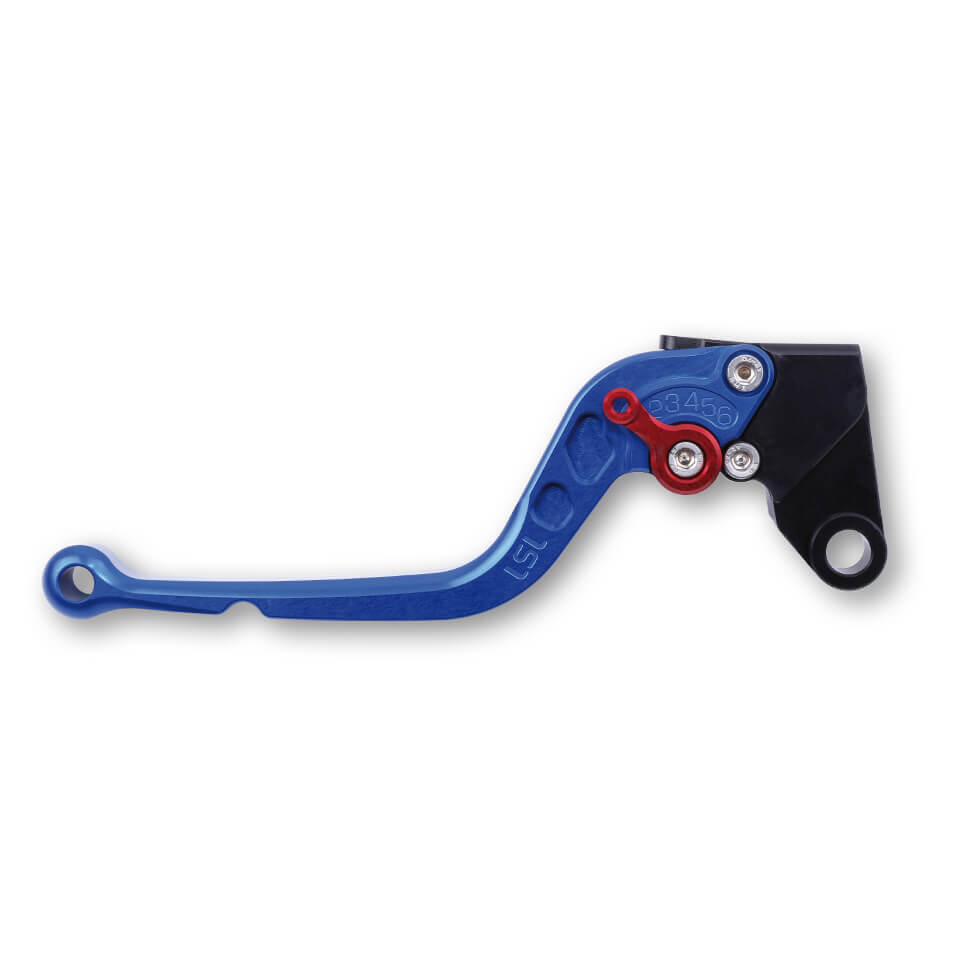 LSL Clutch lever Classic L71R, blue/red, long, red