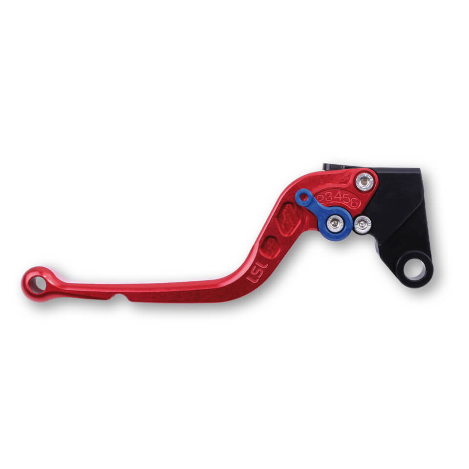 LSL Clutch lever Classic L71R, red/blue, long, blue