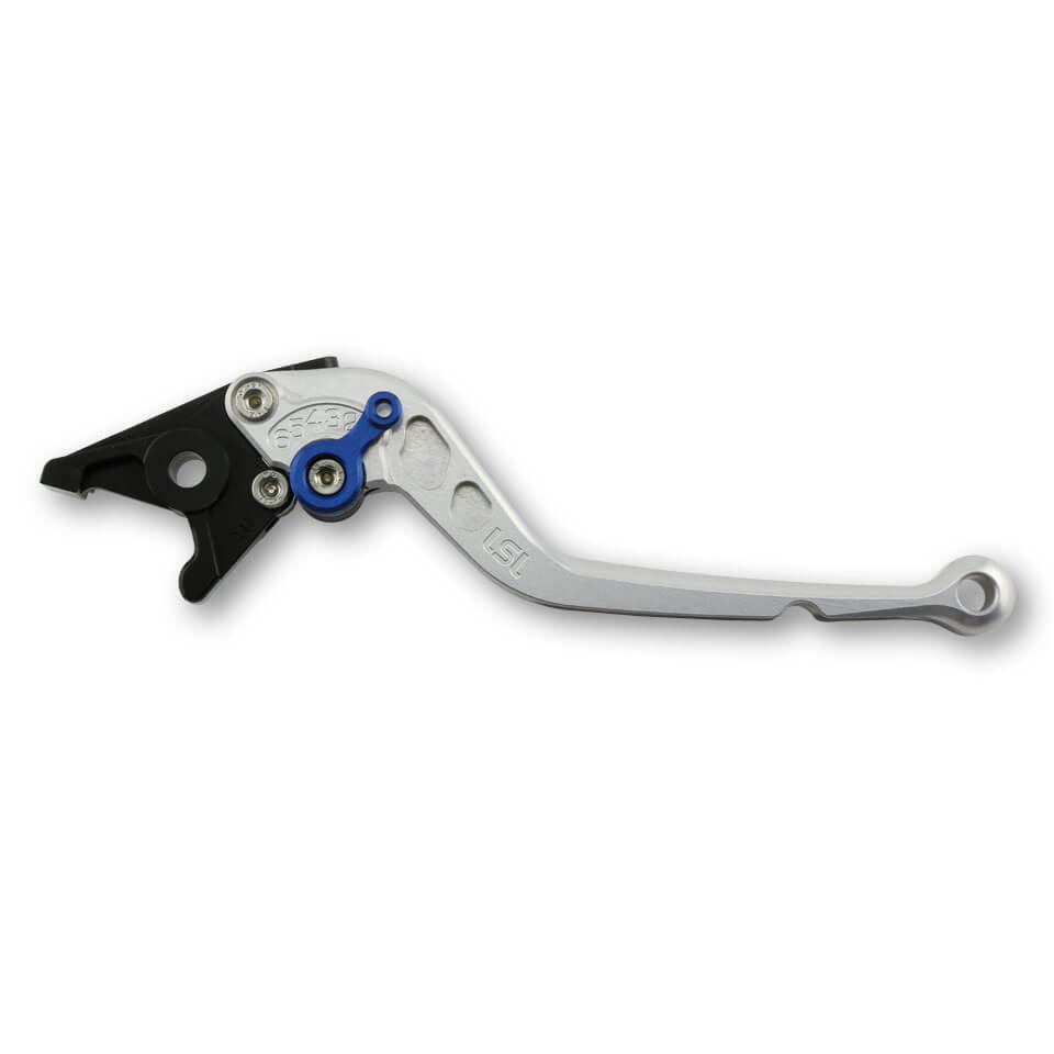LSL Clutch lever Classic L71R, silver/blue, long, blue