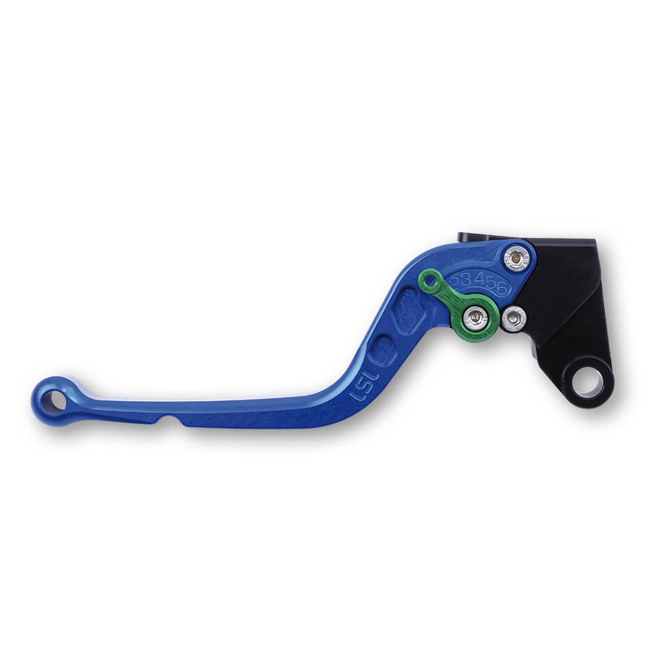 LSL Clutch lever Classic L72, blue/green, long, green