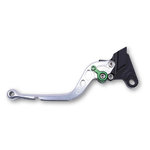 LSL Brake lever Classic R12, silver/green, long