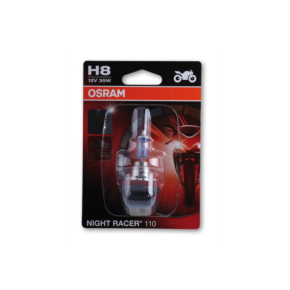OSRAM H8 Glühlampe, NIGHT RACER 110, Abblendlicht, 12V 35W PGJ19-1 -  günstig kaufen ▷ FC-Moto