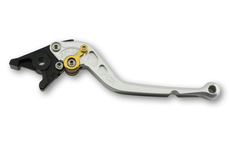 LSL Brake lever Classic R14, silver/gold, long, gold