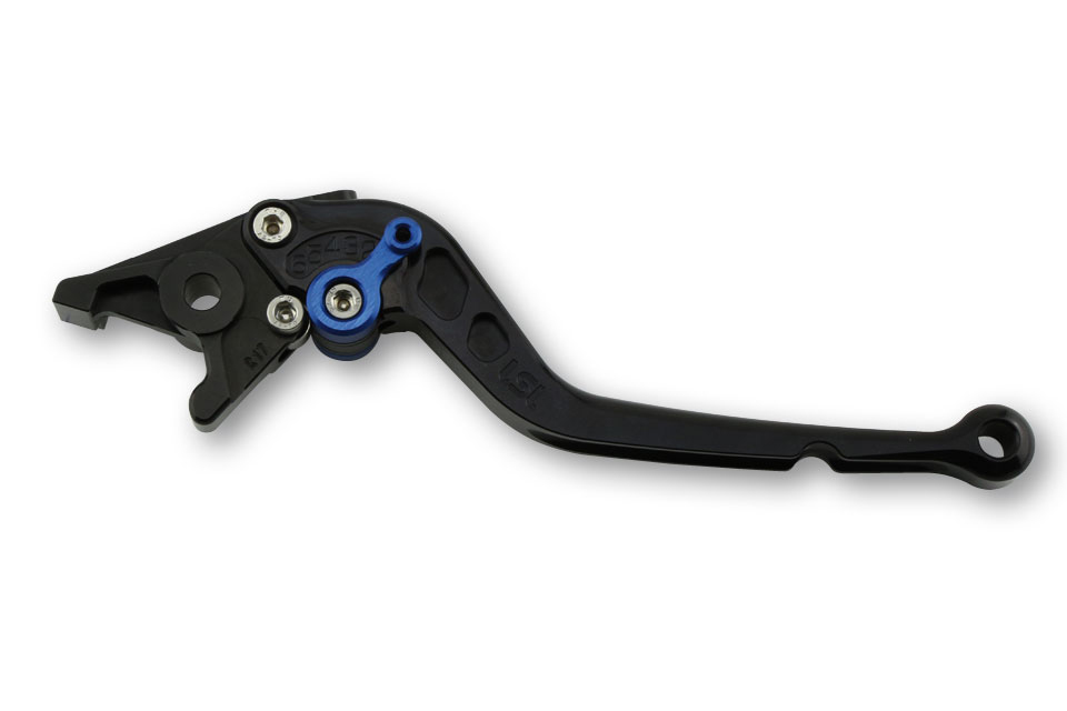 LSL Brake lever Classic R53R, black/blue, long, blue